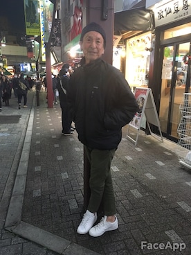 「Eddie Bauer（エディーバウアー）のアイテム（ダウンジャケット/コート）」を使った、サツマハヤトさん（メンズ・177cm）の冬コーディネート