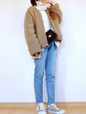「oneway glamorous（ワンウェイグラマラス）のアイテム」を使った、sweet_candyさん（レディース・156cm）の冬コーディネート
