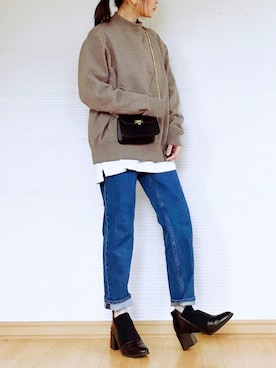 「ヤヌーク」｜「アイテム（アクセサリー）」を使った、sc___dyさん（レディース・156cm）の冬コーディネート