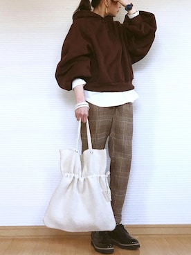 sc___dyさん（レディース・156cm）の冬コーディネート