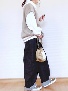 「SILVER BULLET（シルバーバレット）のアイテム（トップス）」を使った、sweet_candyさん（レディース・156cm）の春コーディネート