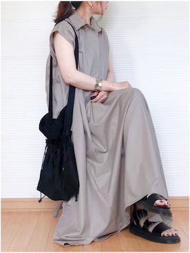 「Auntmaries」｜「アイテム（ワンピース/ドレス）」を使った、sweet_candyさん（レディース・155cm）の夏コーディネート