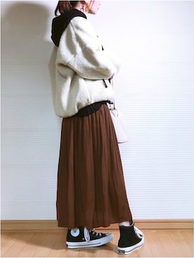 「リップスター」｜「アイテム（ブルゾン）」を使った、sweet_candyさん（レディース・156cm）の秋コーディネート