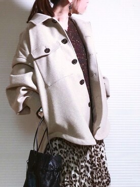 「petitcro（プティクロ）のpetitcro  ワイドバングル PCKB1901001（バングル/リストバンド）」を使った、sc___dyさん（レディース・156cm）の秋コーディネート