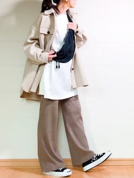 「ジャックパーセル」｜「アイテム（チュニック）」を使った、sweet_candyさん（レディース・156cm）の秋コーディネート
