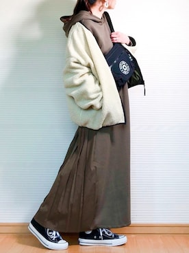 「Chaco closet（チャコ クローゼット）のアイテム」を使った、sc___dyさん（レディース・156cm）の冬コーディネート