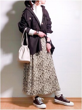 「INTER FACTORY（インターファクトリー）のアイテム（その他アウター）」を使った、sweet_candyさん（レディース・156cm）の冬コーディネート
