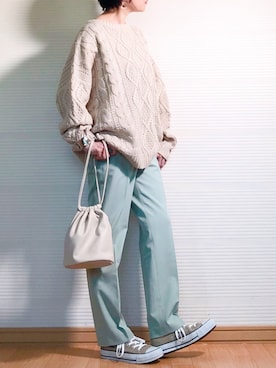 「シャーベットカラー」｜sc___dyさん（レディース・156cm）の冬コーディネート