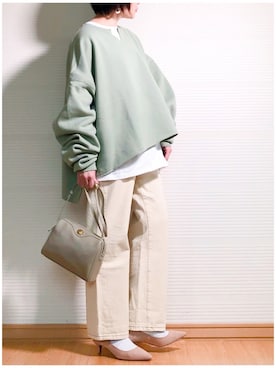 「シャーベットカラー」｜sc___dyさん（レディース・156cm）の冬コーディネート