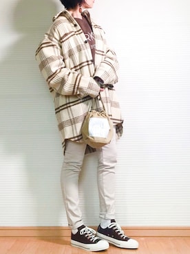 sc___dyさん（レディース・156cm）の冬コーディネート