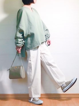 「シャーベットカラー」｜sc___dyさん（レディース・156cm）の冬コーディネート