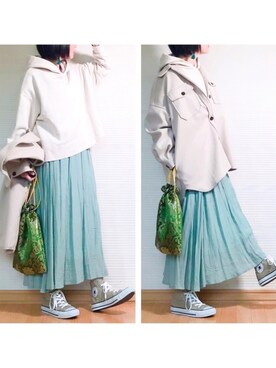 「サニーレーベル」｜「アイテム（カバーオール）」を使った、sweet_candyさん（レディース・156cm）の冬コーディネート