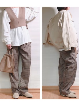 sc___dyさん（レディース・156cm）の春コーディネート