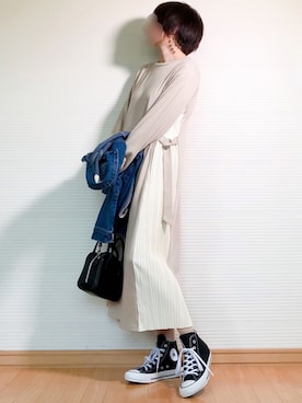 「リップスター」｜「アイテム（ジャケット/アウター）」を使った、sweet_candyさん（レディース・156cm）の春コーディネート