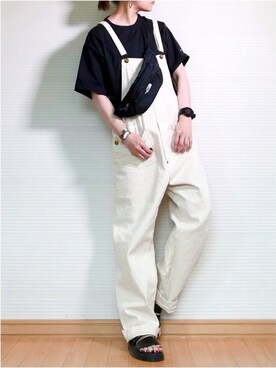 「マーチン」｜「アイテム（アナログ腕時計）」を使った、sc___dyさん（レディース・156cm）の夏コーディネート