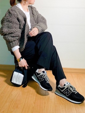 「petitcro（プティクロ）のpetitcro  ワイドバングル PCKB1901001（バングル/リストバンド）」を使った、sweet_candyさん（レディース・156cm）の秋コーディネート