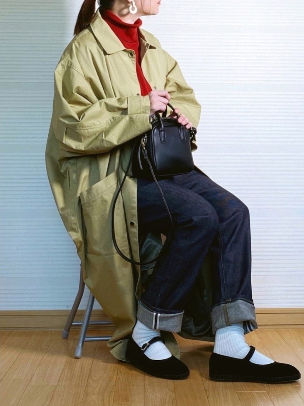 ステンカラーコートを使った「fashiru」の人気ファッション