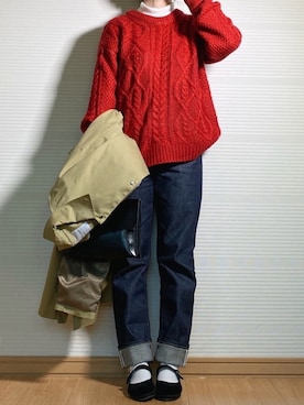 sc___dyさん（レディース・156cm）の冬コーディネート