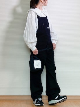 「993」｜「アイテム（オールインワン・サロペット）」を使った、sweet_candyさん（レディース・156cm）の春コーディネート