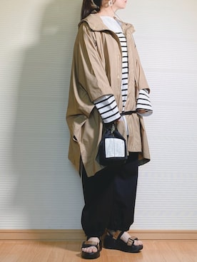 「スポサン」｜「アイテム（その他アウター）」を使った、sweet_candyさん（レディース・156cm）の春コーディネート
