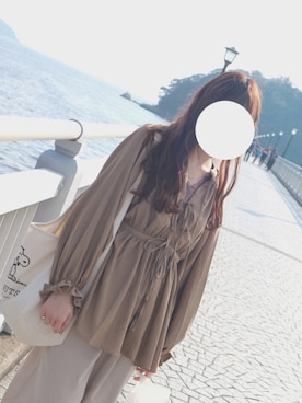 na .‧✩͓̊さん（レディース・163cm）の秋コーディネート