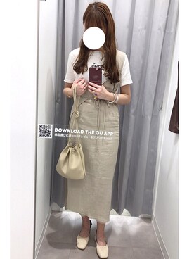 「韓国コーデ」｜「アイテム（バレエシューズ）」を使った、na .‧✩͓̊さん（レディース・163cm）の秋コーディネート