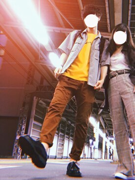 「KLEMAN」｜「ADAM ET ROPE'（アダムエロペ）のアイテム」を使った、kozooさん（メンズ・173cm）の秋コーディネート