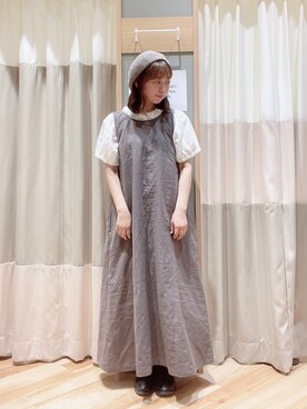 ワンピース ドレスを使った ナチュラルスタイル のレディース人気ファッションコーディネート Wear