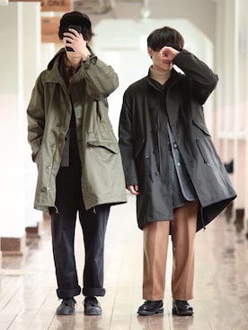 「M65」｜TaKu.さん（メンズ・168cm）の冬コーディネート