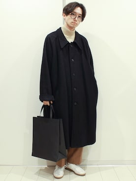 「Badhiya（バディ―ヤ）のアイテム（その他アウター）」を使った、TaKu.さん（メンズ・168cm）の冬コーディネート