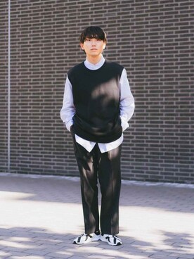 「CristaSeya （クリスタセヤ）のアイテム（トップス）」を使った、TaKu.さん（メンズ・168cm）の夏コーディネート