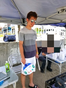 「--（--）のアイテム（Tシャツ/カットソー）」を使った、ひらさわさん（メンズ・180cm）の秋コーディネート