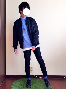 「Marc by Marc Jacobs（マークバイマークジェイコブス）のアイテム（アクセサリー）」を使った、いのたろ🐟さん（メンズ・178cm）の冬コーディネート
