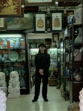 「BELAFONTE（ベラフォンテ）のアイテム」を使った、Astonさん（メンズ・174cm）の冬コーディネート