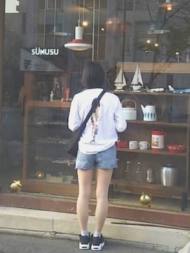 「WING ROCK（ウイングロック）のアイテム」を使った、Chiさん（レディース・158cm）の春コーディネート