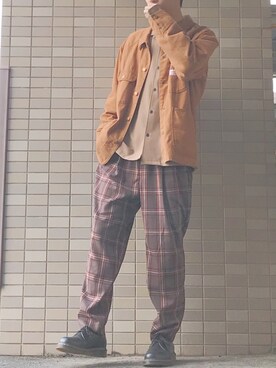 「2018マイベストコーデ」｜「アイテム（カバーオール）」を使った、まさはるさん（メンズ・170cm）の冬コーディネート