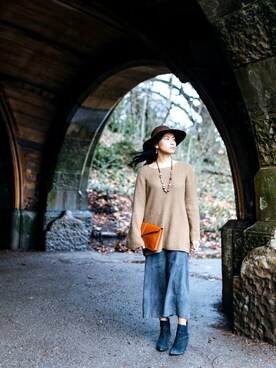 「splendid（スプレンディッド）のアイテム」を使った、carolineさん（レディース・165cm）の春コーディネート