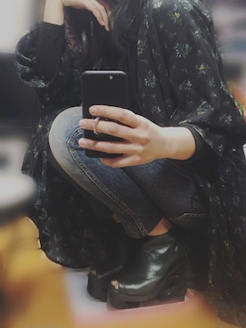 「me（ミイ）のアイテム（その他）」を使った、91yonさん（レディース・162cm）の冬コーディネート