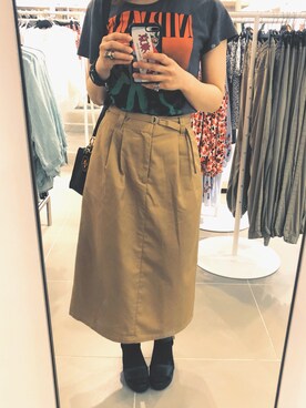 「me（ミイ）のアイテム（その他）」を使った、91yonさん（レディース・162cm）の夏コーディネート