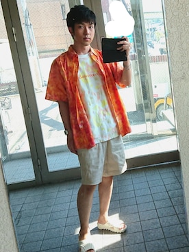 「BENCH（BENSAN）（ベンチ）のアイテム」を使った、kok.oko.2020さん（メンズ・165cm）の夏コーディネート