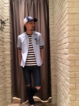 Mitachiさん（メンズ・185cm）の夏コーディネート