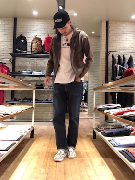 「HYSTERIC GLAMOUR（ヒステリックグラマー）のアイテム」を使った、Mitachiさん（メンズ・185cm）の秋コーディネート