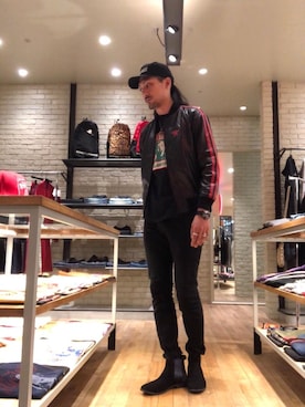 「HYSTERIC GLAMOUR（ヒステリックグラマー）のアイテム」を使った、Mitachiさん（メンズ・185cm）の秋コーディネート