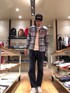 「HYSTERIC GLAMOUR（ヒステリックグラマー）のアイテム」を使った、Mitachiさん（メンズ・185cm）の秋コーディネート