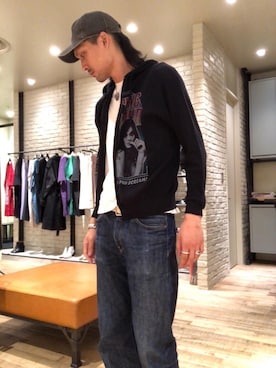 「HYSTERIC GLAMOUR（ヒステリックグラマー）のアイテム」を使った、Mitachiさん（メンズ・185cm）の秋コーディネート