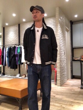 「HYSTERIC GLAMOUR（ヒステリックグラマー）のアイテム」を使った、Mitachiさん（メンズ・185cm）の秋コーディネート