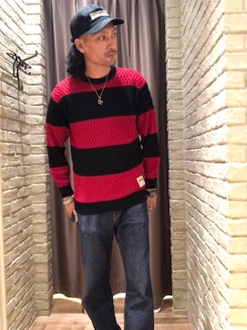 「HYSTERIC GLAMOUR（ヒステリックグラマー）のアイテム」を使った、Mitachiさん（メンズ・185cm）の秋コーディネート