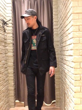 「HYSTERIC GLAMOUR（ヒステリックグラマー）のアイテム」を使った、Mitachiさん（メンズ・185cm）の秋コーディネート