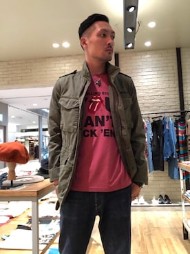 「HYSTERIC GLAMOUR（ヒステリックグラマー）のアイテム」を使った、Mitachiさん（メンズ・185cm）の秋コーディネート