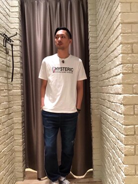 「HYSTERIC GLAMOUR（ヒステリックグラマー）のアイテム」を使った、Mitachiさん（メンズ・185cm）の秋コーディネート